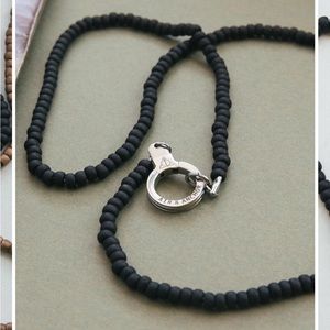 Stainless Steel One of a Kind, Kinda Necklace with Charm!